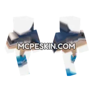 Blue Fish Skin Minecraft Bedrock skin