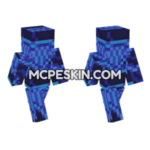 Blue Glazed Terracotta Minecraft Bedrock skin