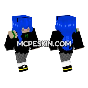 Blue Haired Gamer Girl