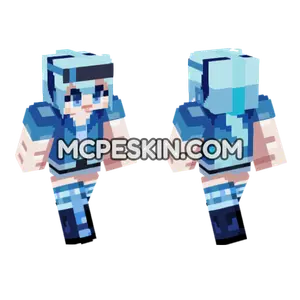 Blue Haired Girl Outfit