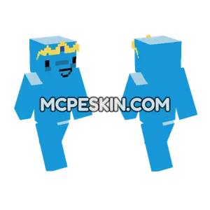 Blue Ice Princess Minecraft Bedrock skin