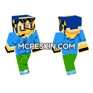 Blue Jacket Character