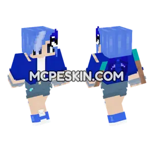 Blue Jay Gina Rose Minecraft Bedrock skin