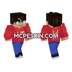 Blue Jeans Red Hoodie