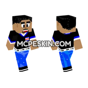 Blue Jersey Player
