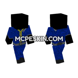 Blue Jumpsuit Outfit Minecraft Bedrock skin