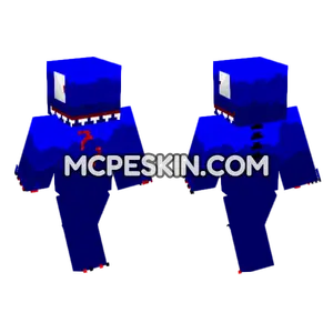 Blue Monster Skin Minecraft Bedrock skin