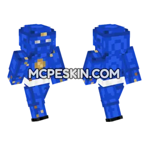 Blue Ninja Ranger Minecraft Bedrock skin