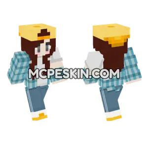Blue Plaid Schoolgirl