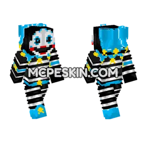 Blue Puppet Marionette Minecraft Bedrock skin