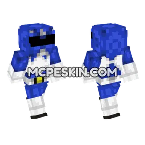 Blue Ranger Minecraft Bedrock skin