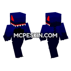 Blue Raptor Ribs Minecraft Bedrock skin