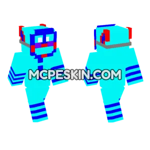 Blue Robot Mask