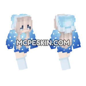 Blue Starry Outfit Minecraft Bedrock skin