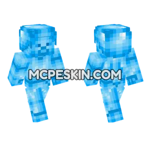 Blue Steve 1 Minecraft Bedrock skin