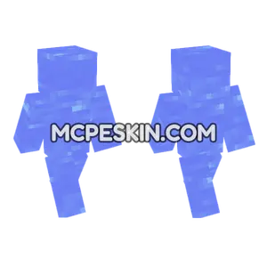 Blue Water Ghost Minecraft Bedrock skin