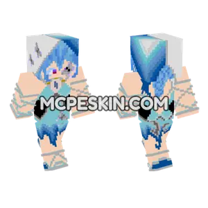 Blue Water Mage Minecraft Bedrock skin