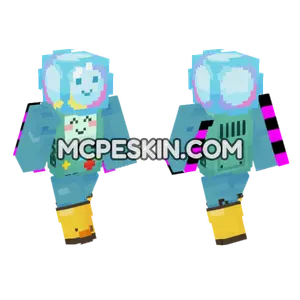BMO Amp Bubble Minecraft Bedrock skin