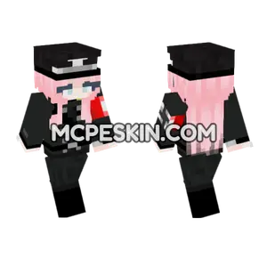 Bocchi Adolfina Minecraft Bedrock skin