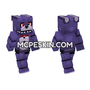 Bonnie Five Nights At Freddy's Minecraft Bedrock skin