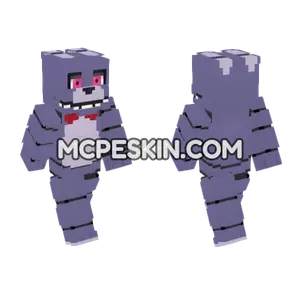Bonnie The Bunny Minecraft Bedrock skin