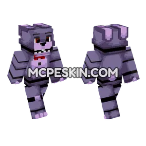 Bonnie The Bunny Minecraft Bedrock skin