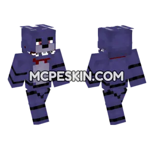 Bonnie The Bunny Minecraft Bedrock skin