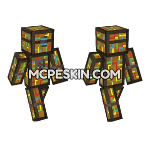 Bookshelf Outfit Minecraft Bedrock skin