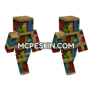 Bookshelf Skin Minecraft Bedrock skin