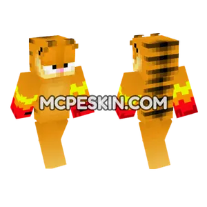 Boxer Garfield Minecraft Bedrock skin