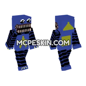 Boxy Boo Blue Minecraft Bedrock skin