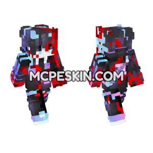 Boy Neon Minecraft Bedrock skin