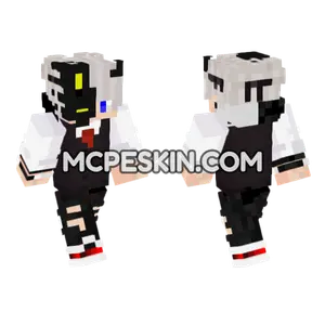 Boy6 Black Suit Minecraft Bedrock skin