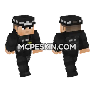 British Armed Police Minecraft Bedrock skin