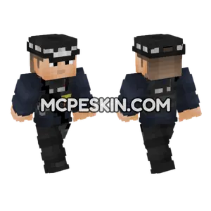 British Armed Police V2 Minecraft Bedrock skin