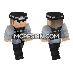 British Armed Police V3 Minecraft Bedrock skin