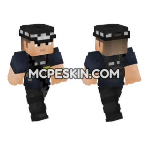 British Armed Police V4 Minecraft Bedrock skin