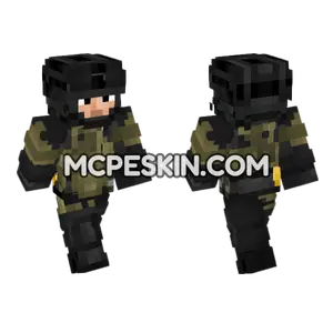 British Army SAS V3 Minecraft Bedrock skin