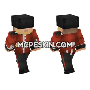 British Royal Guard V2 Minecraft Bedrock skin