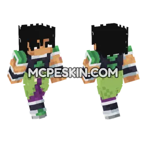 Broly Minecraft Bedrock skin