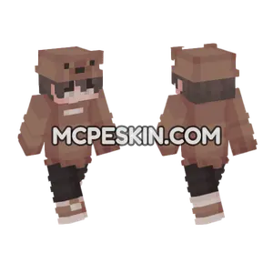 Brown Bear Skin Minecraft Bedrock skin