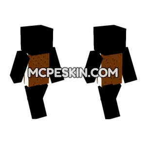 Brown Block Character Minecraft Bedrock skin