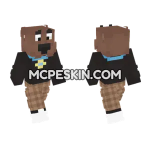 Brown Dog Suit Minecraft Bedrock skin