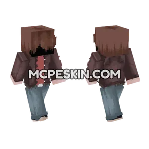 Brown Furry Outfit Minecraft Bedrock skin