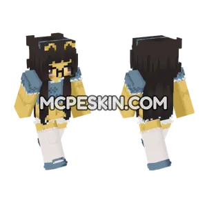 Brown Haired Girl Minecraft Bedrock skin