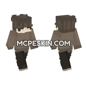 Brown Hat Skin Minecraft Bedrock skin