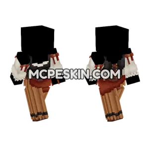 Brown Leather Armor Minecraft Bedrock skin