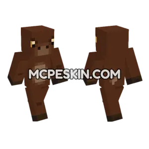 Brown Moose Skin Minecraft Bedrock skin