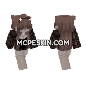 Brown Nun Outfit Minecraft Bedrock skin