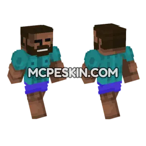Buff Steve Minecraft Bedrock skin